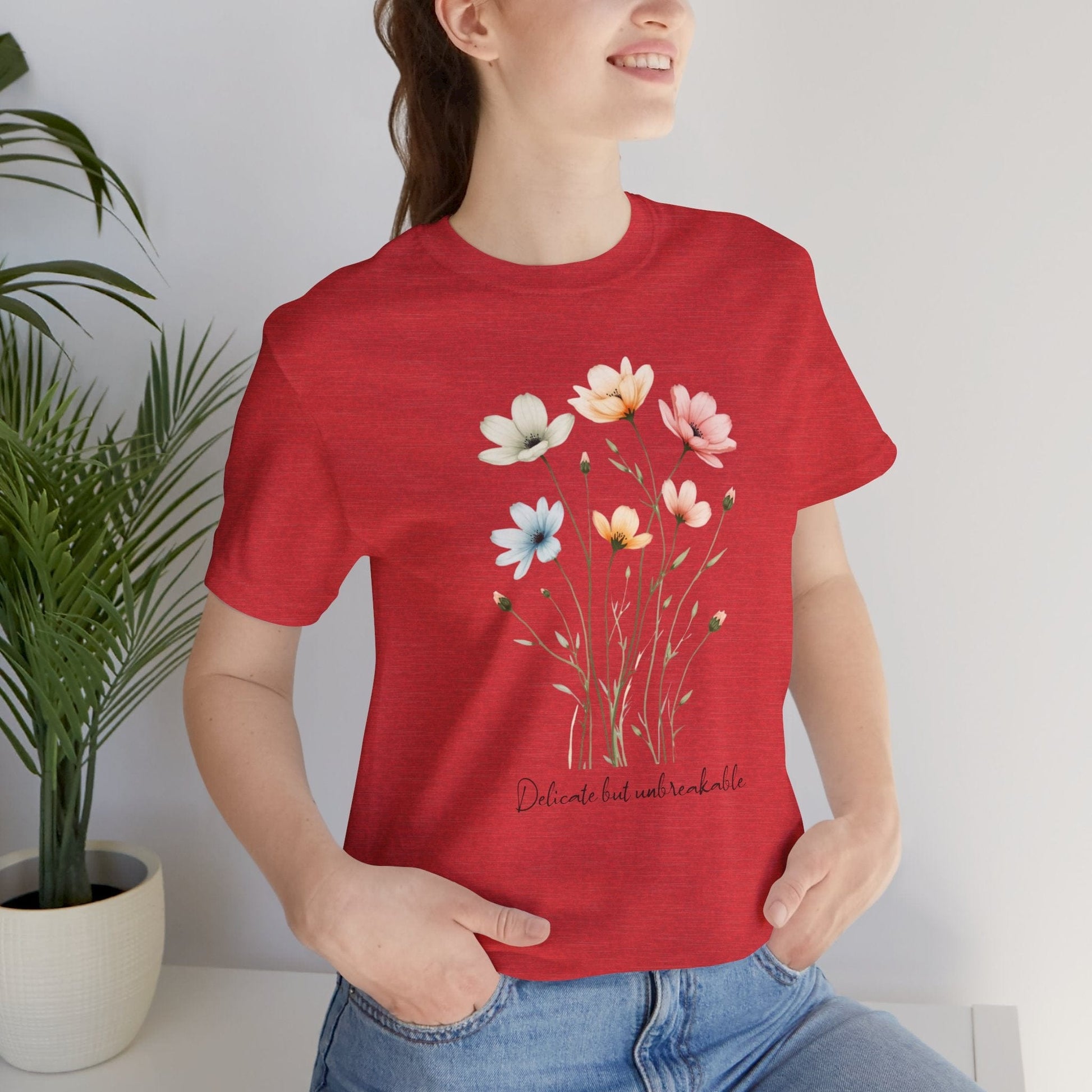 Floral Tee | Delicate but Unbreakable Design