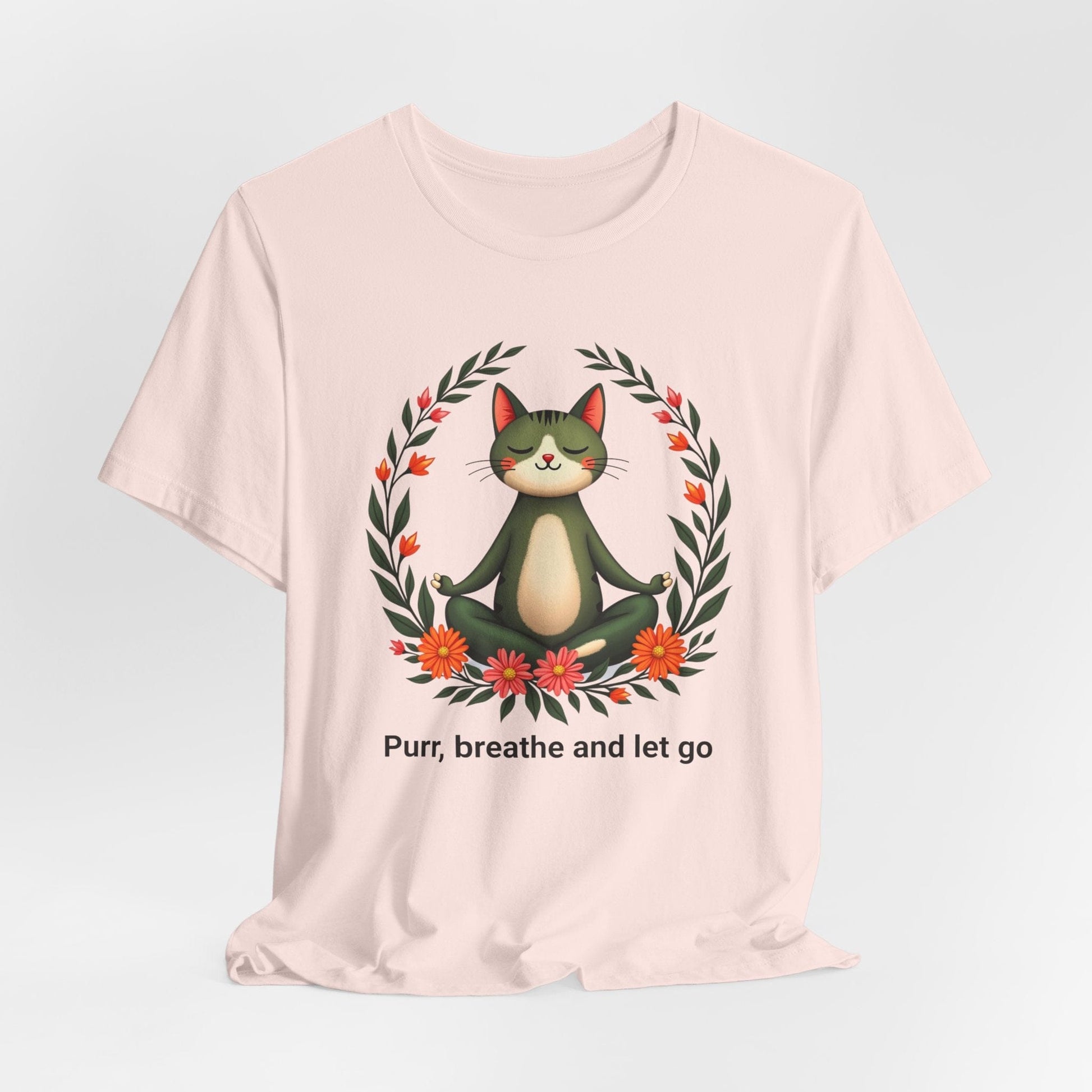 Cat Yoga Tee | Fun & Relaxing Design for Cat Lovers