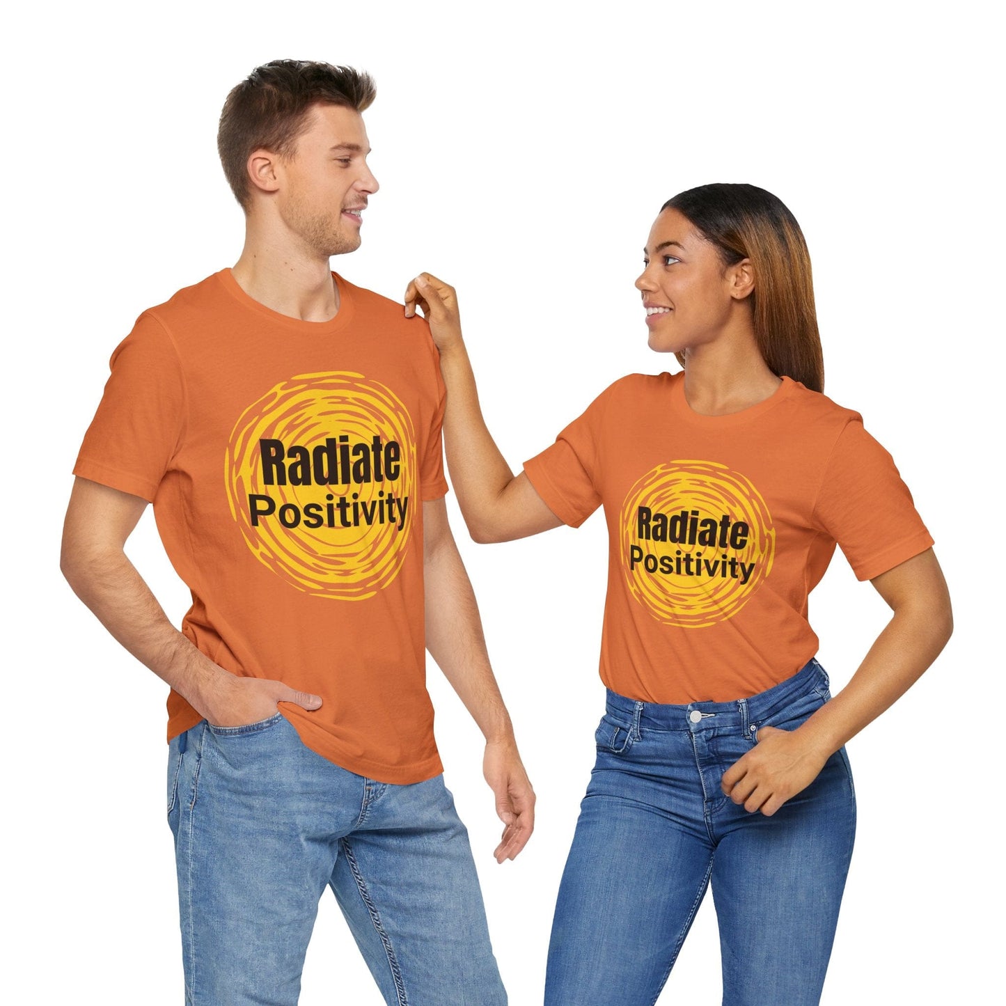 Radiate Positivity Unisex T-Shirt - Spread Good Vibes