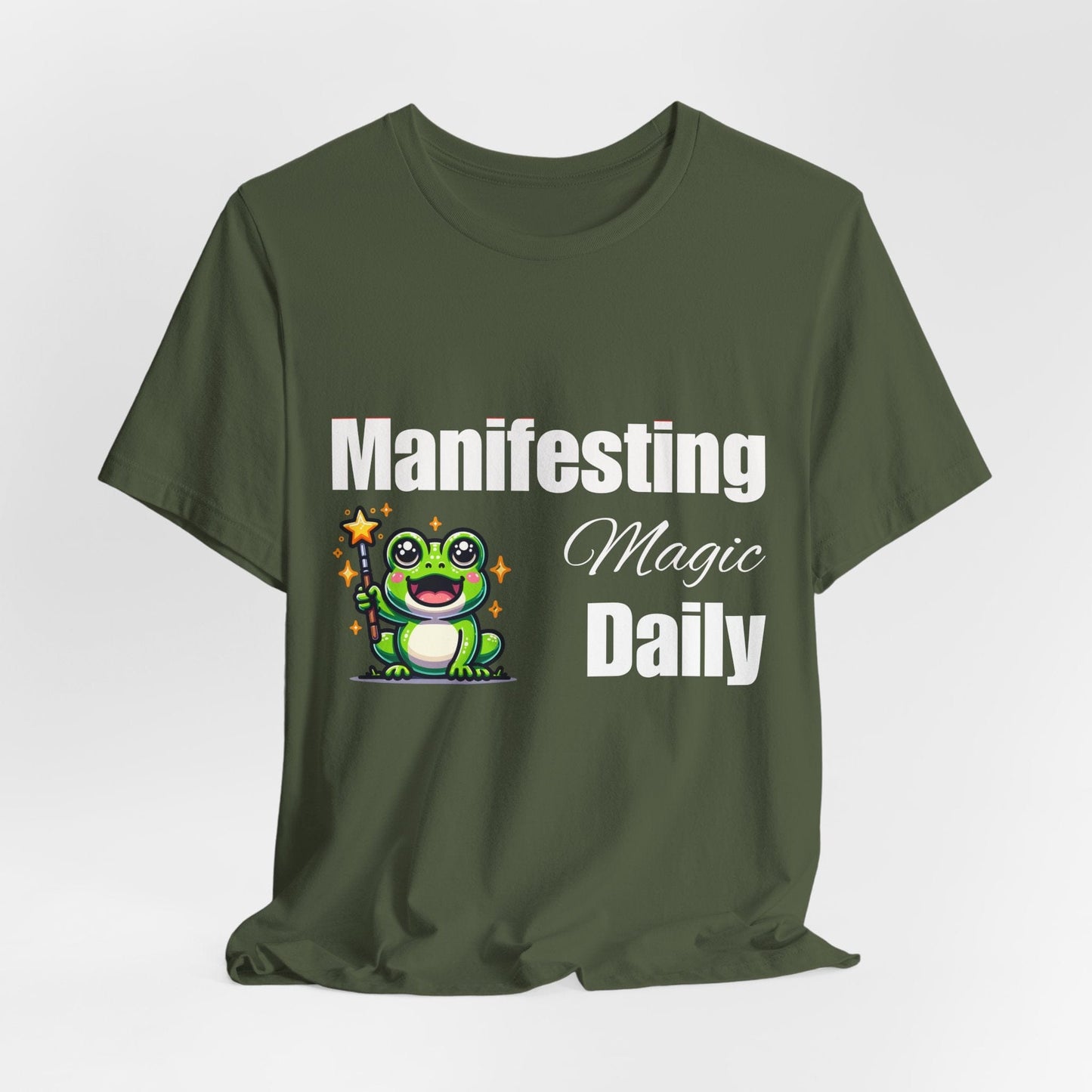 Manifesting Magic Daily Unisex Tee - Positive Vibes for Manifestation Enthusiasts