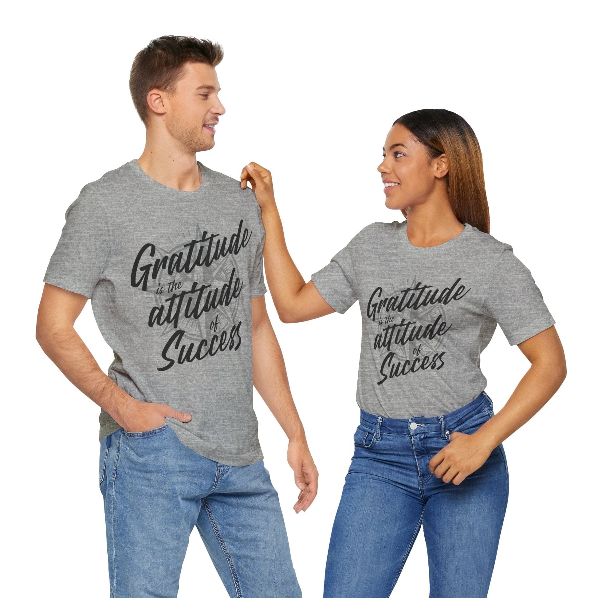 Gratitude is the Attitude of Success Tee | Motivational & Comfortable