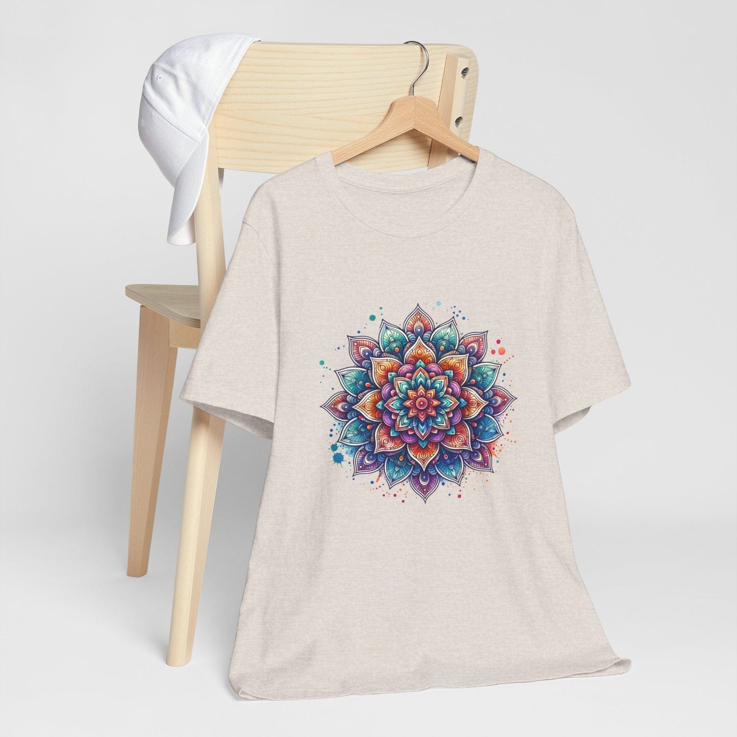 Colorful Mandala Unisex Tee | Vibrant & Peaceful Design