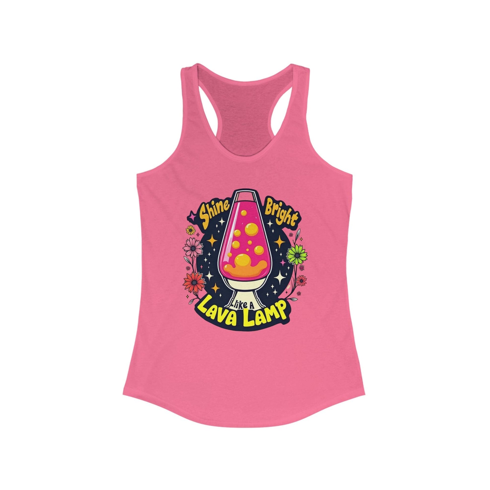 Retro Shine Bright Like a Lava Lamp Tank Top | Unique Design