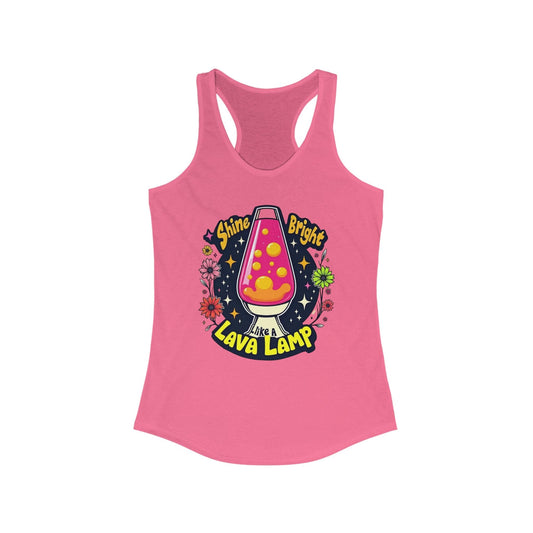 Retro Shine Bright Like a Lava Lamp Tank Top | Unique Design