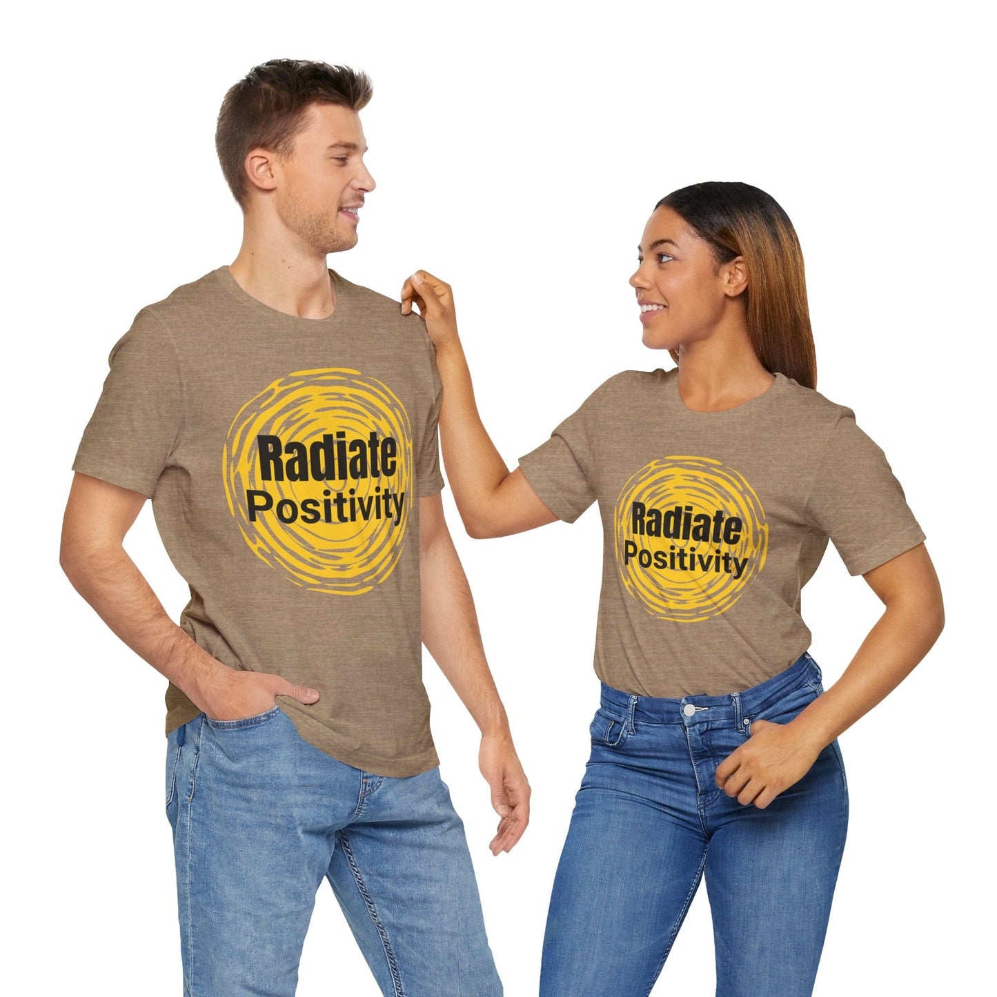 Radiate Positivity Unisex T-Shirt - Spread Good Vibes