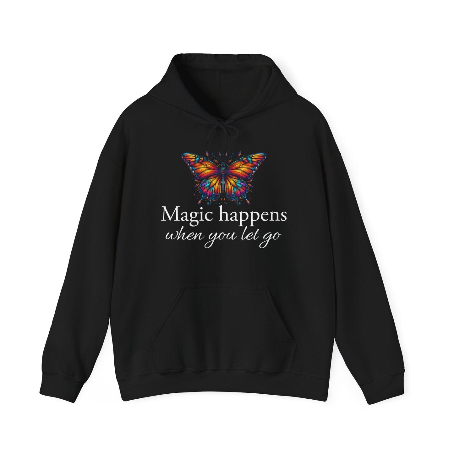 Magic Happens Butterfly Unisex Hooded Sweatshirt