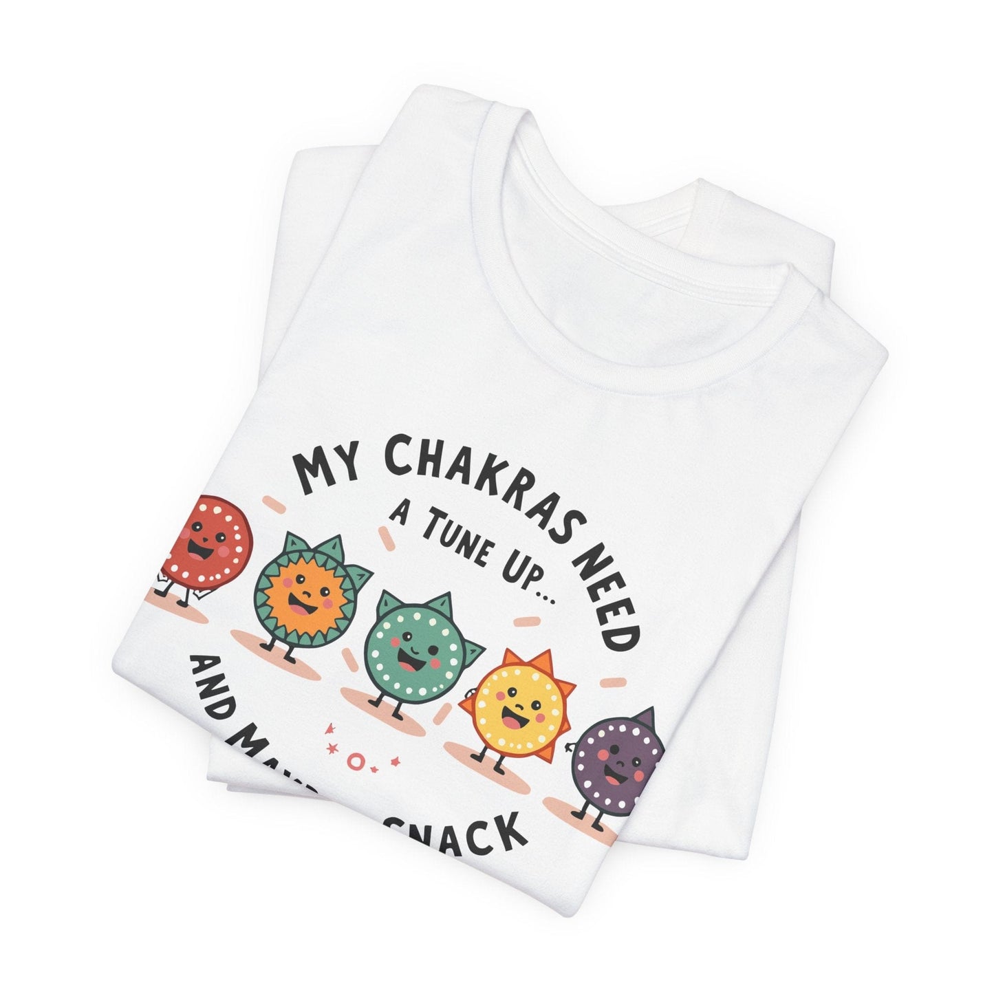 Funny Chakra Tune-Up Unisex Tee for Wellness Lovers