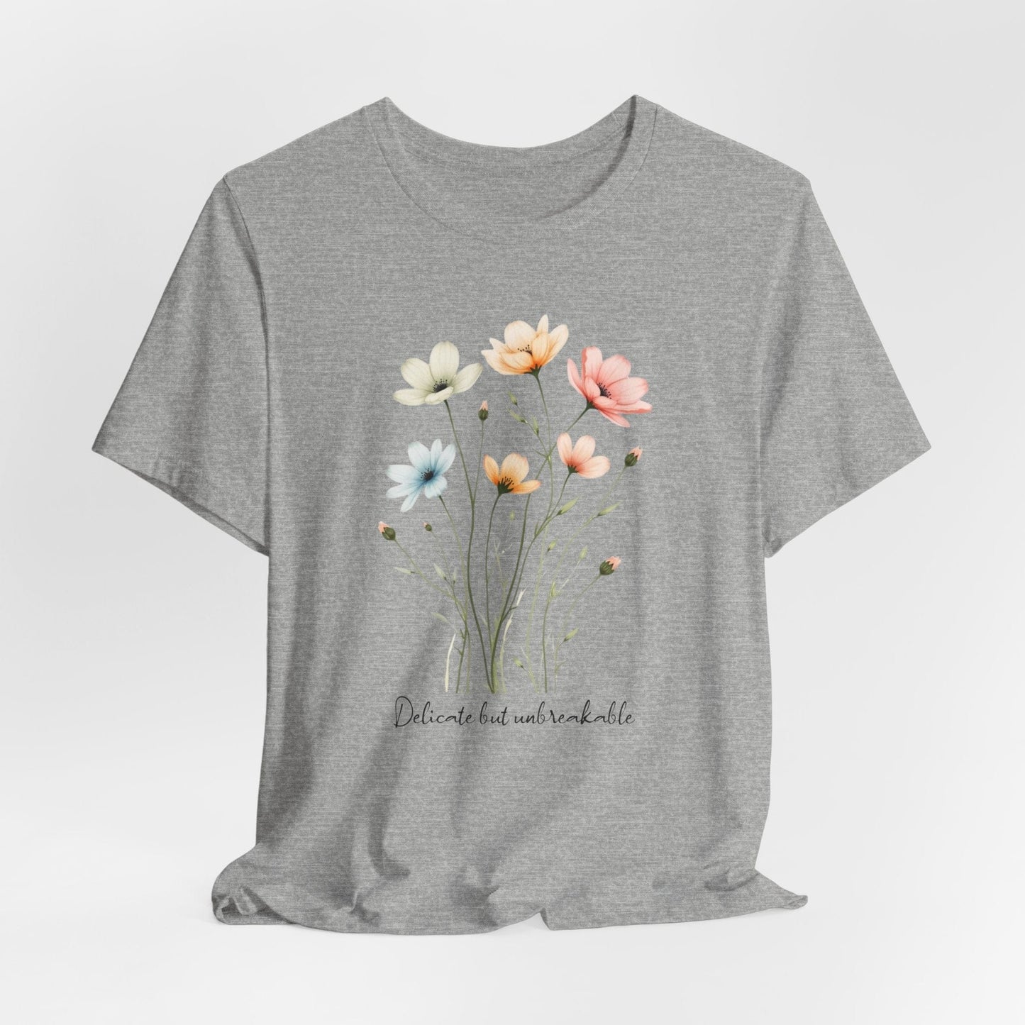 Floral Tee | Delicate but Unbreakable Design