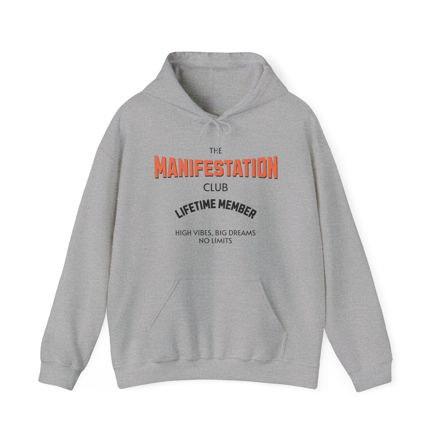 Manifestation Club Hooded Sweatshirt | Big Dreams, Cool Design

