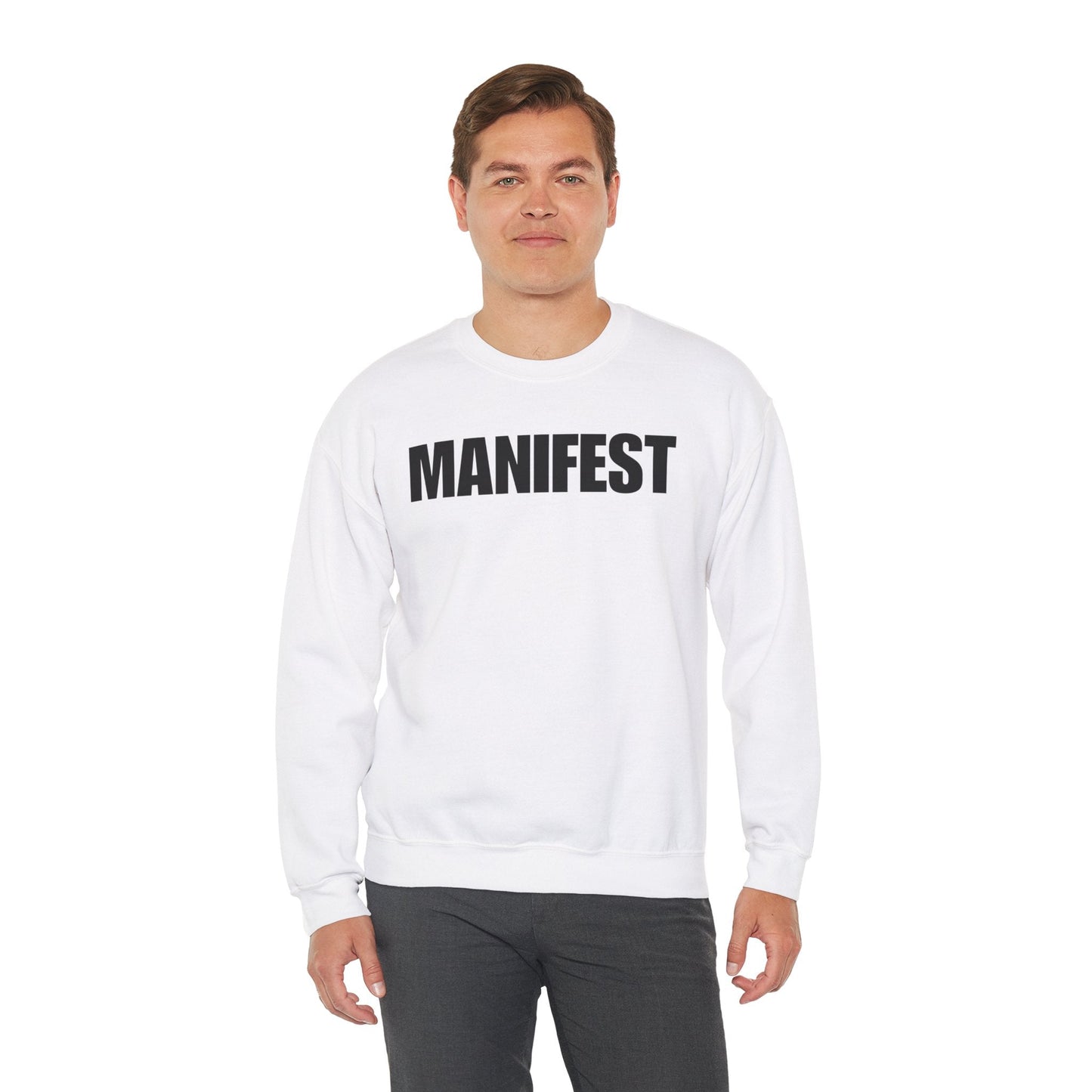 Manifest Unisex Heavy Blend™ Crewneck Sweatshirt - Motivational Apparel