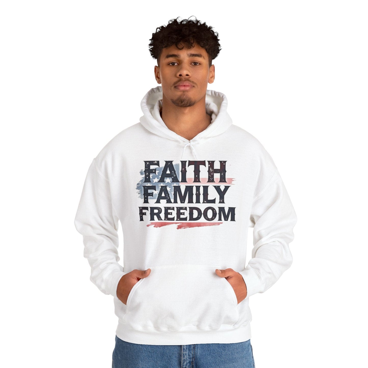 Faith Family Freedom Hoodie | Patriotic & Meaningful Design