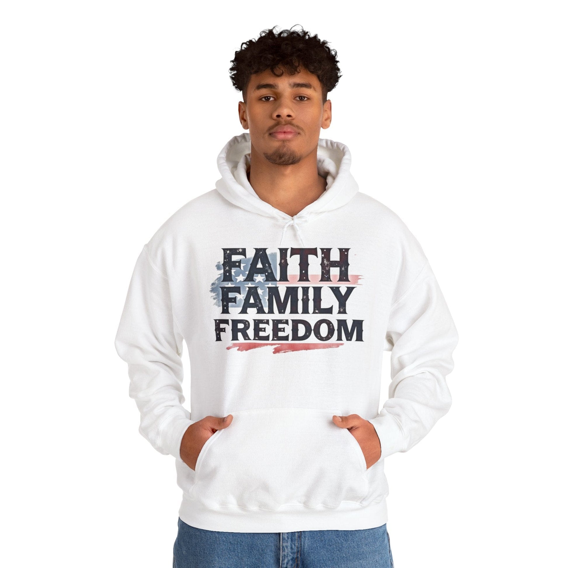 Faith Family Freedom Hoodie | Patriotic & Meaningful Design