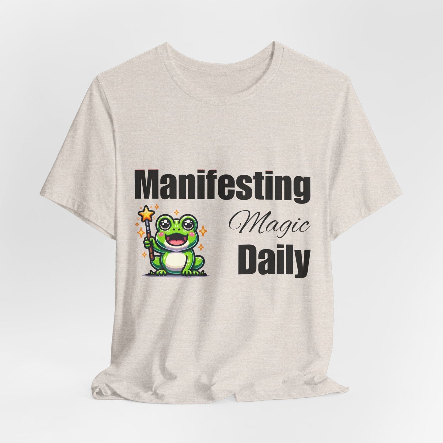 Manifesting Magic Daily Unisex Tee - Positive Vibes for Manifestation Enthusiasts