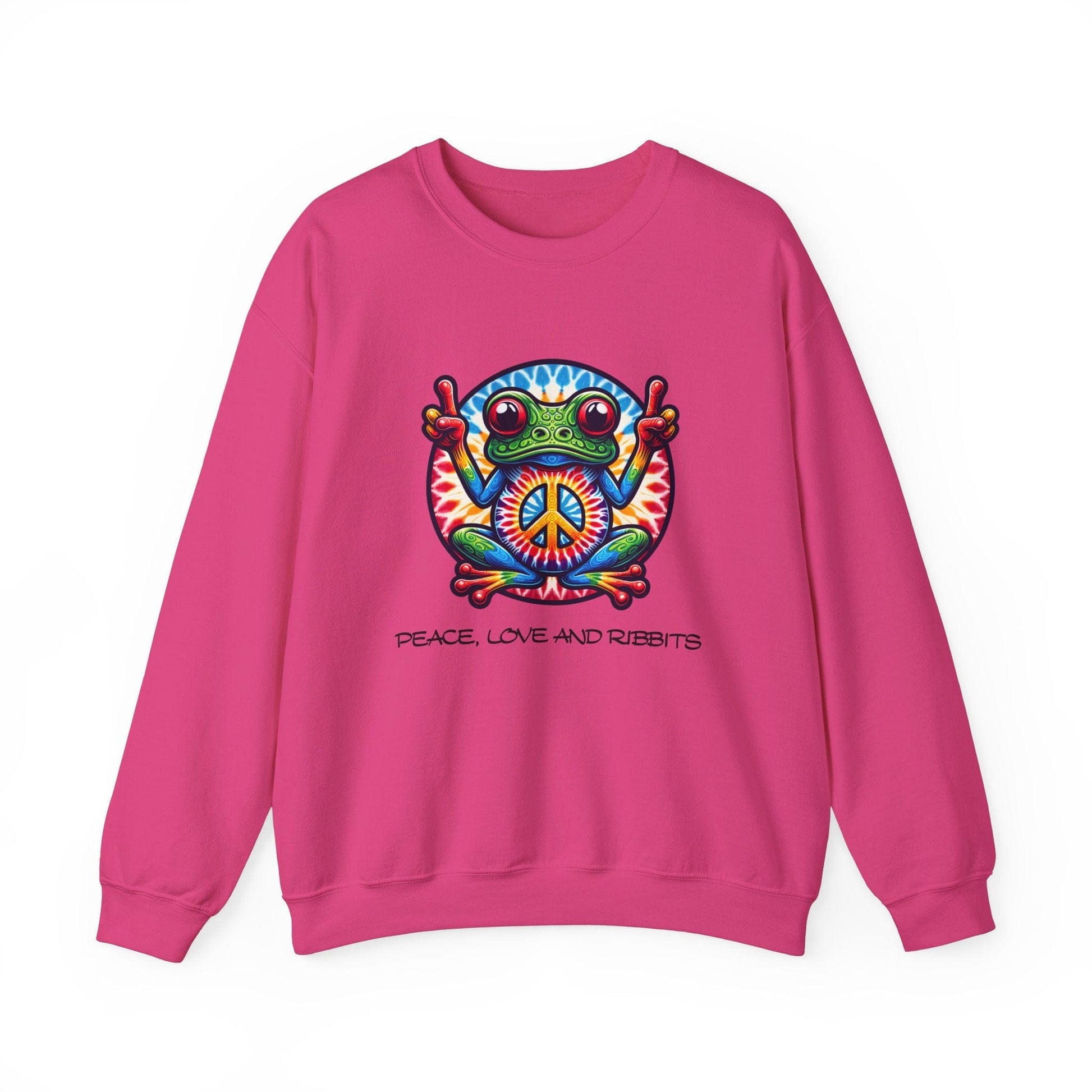 Peace, Love and Ribbits Sweatshirt | Fun & Comfortable Design