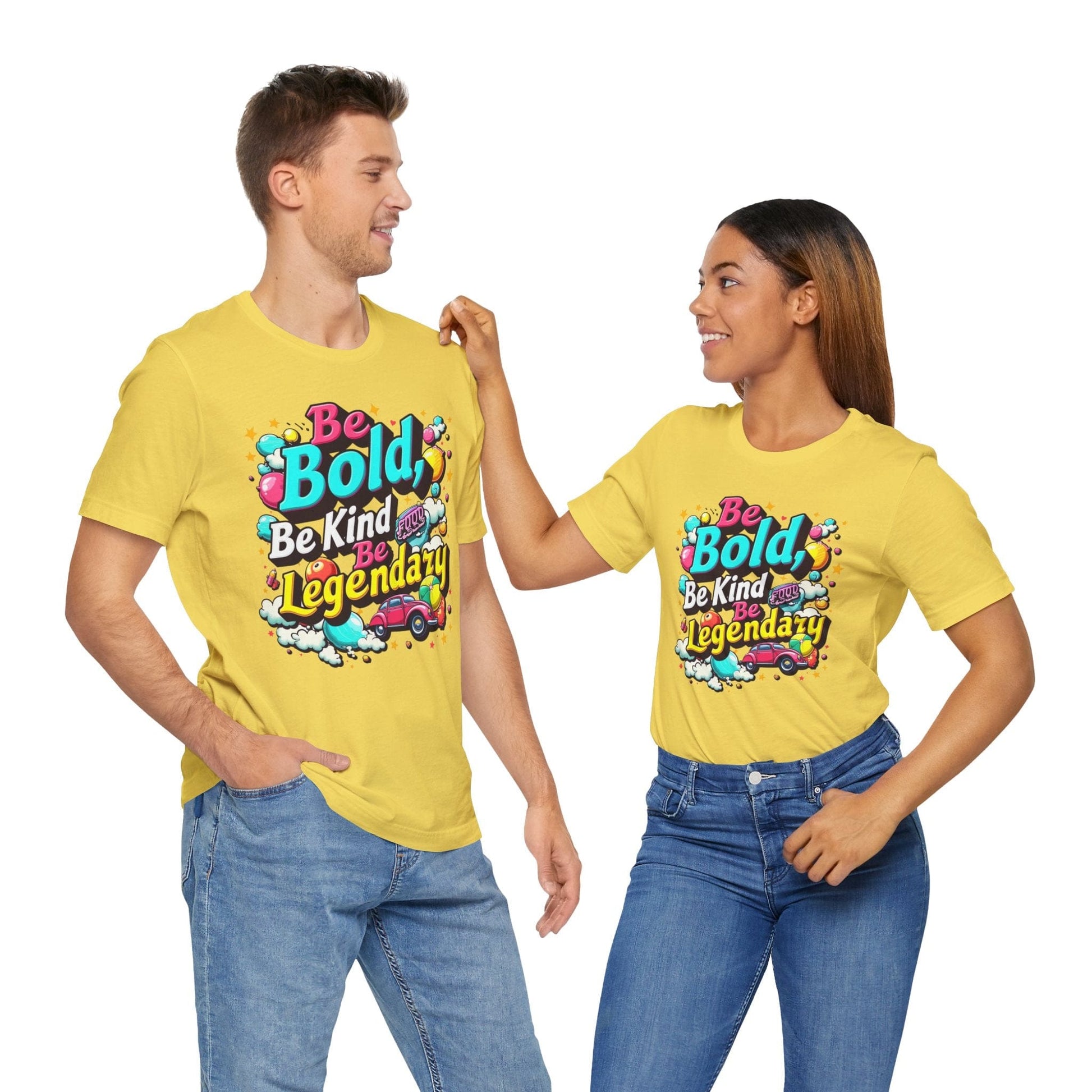 Be Bold, Be Kind, Be Legendary T-Shirt | Inspirational Design