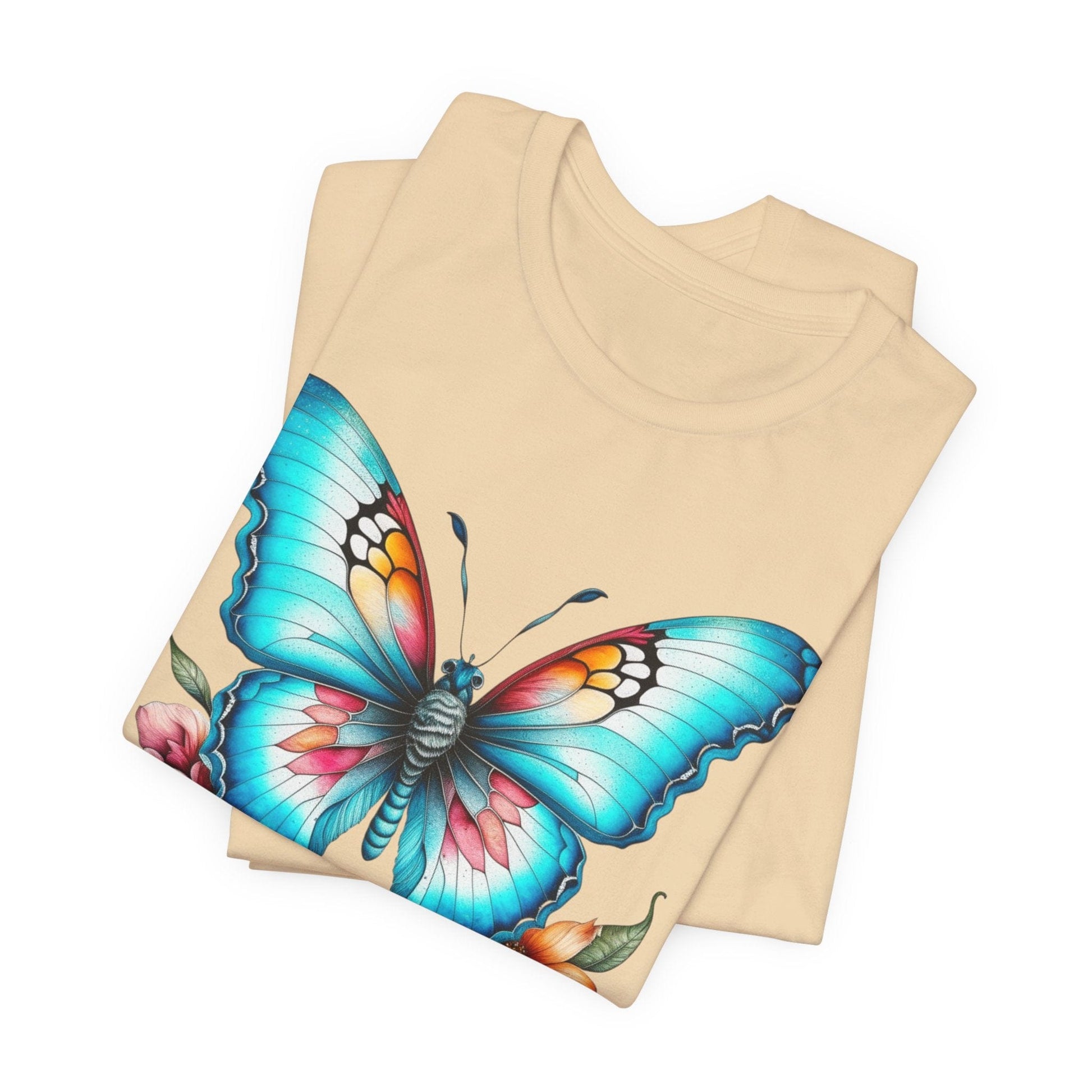 Butterfly Inspiration Unisex Tee | Uplifting and Colorful Design
