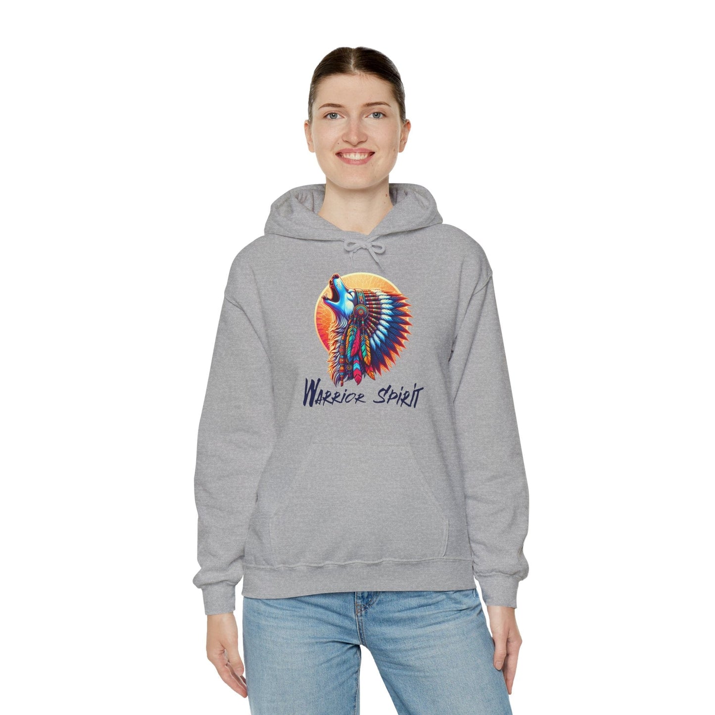 Warrior Spirit Unisex Hooded Sweatshirt - Comfortable & Stylish
