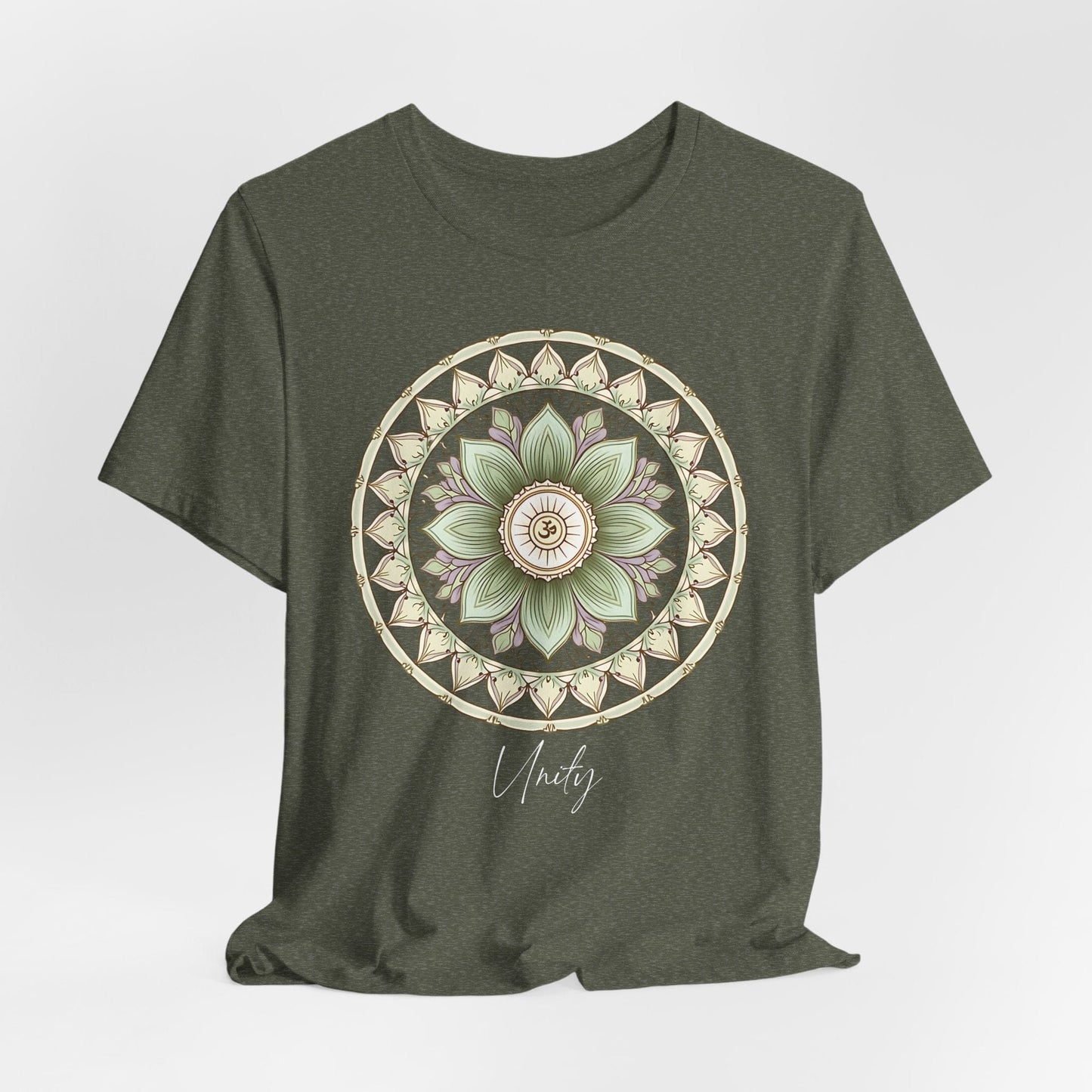 Mandala T-Shirt for Mindfulness and Yoga: Unity