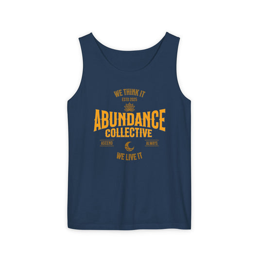 Unisex Abundance Collective Tank Top - We Think It, We Live It