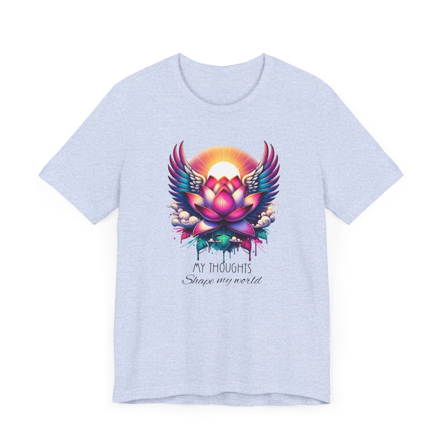 Inspirational Lotus Flower Unisex Jersey Tee