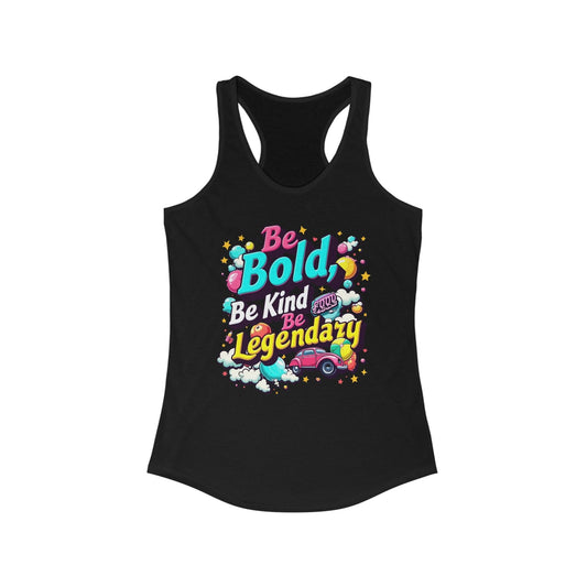 Be Bold Women's Racerback Tank | Empowering Design