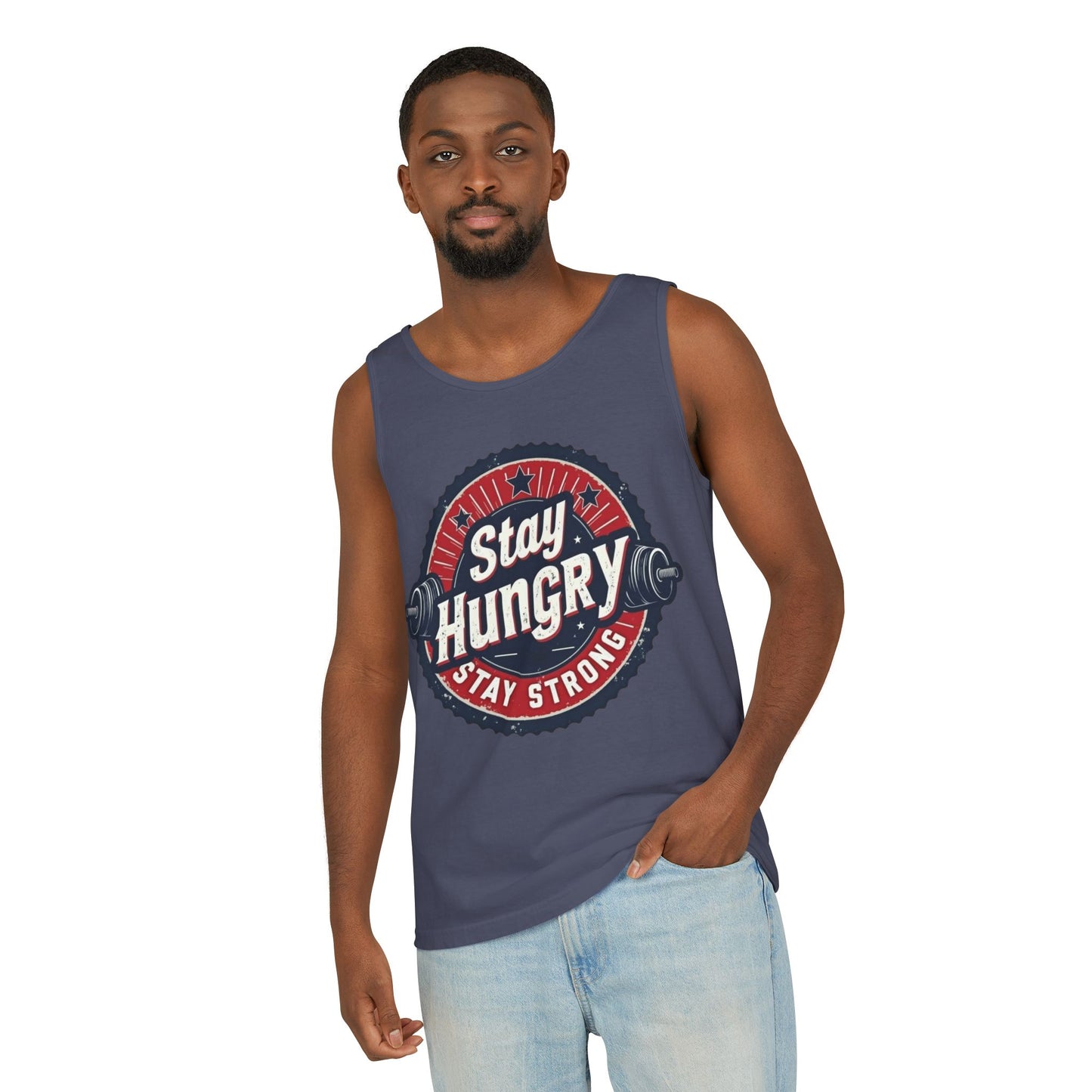 Stay Hungry Unisex Tank Top - Motivational Workout Apparel