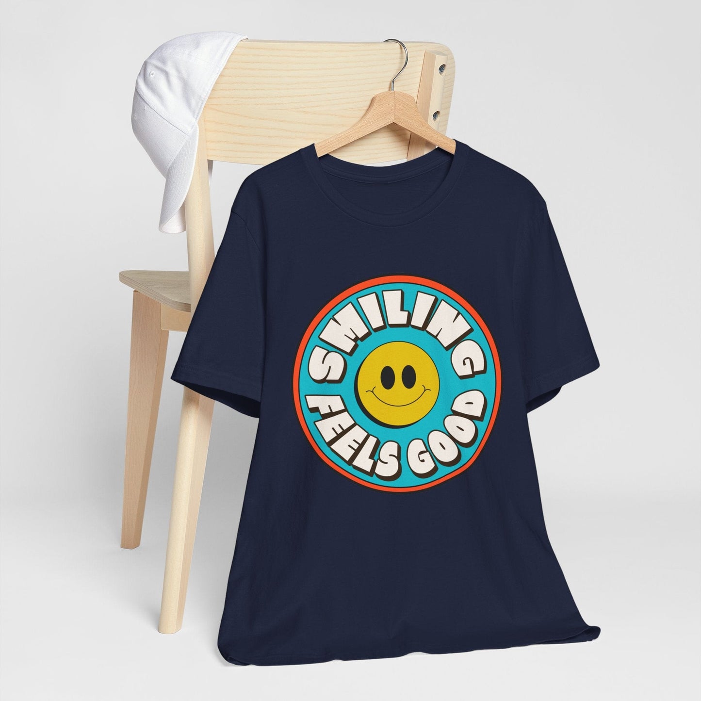 Smile Reminder T-Shirt / Smiling Feels Good