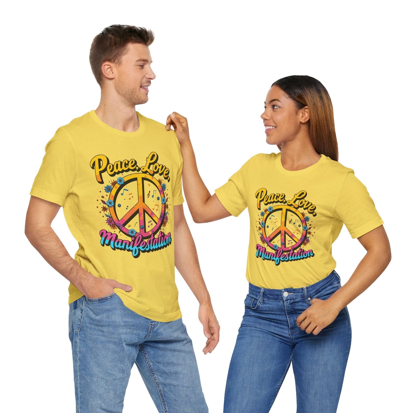 Peace Love Manifestation Unisex Jersey T-Shirt