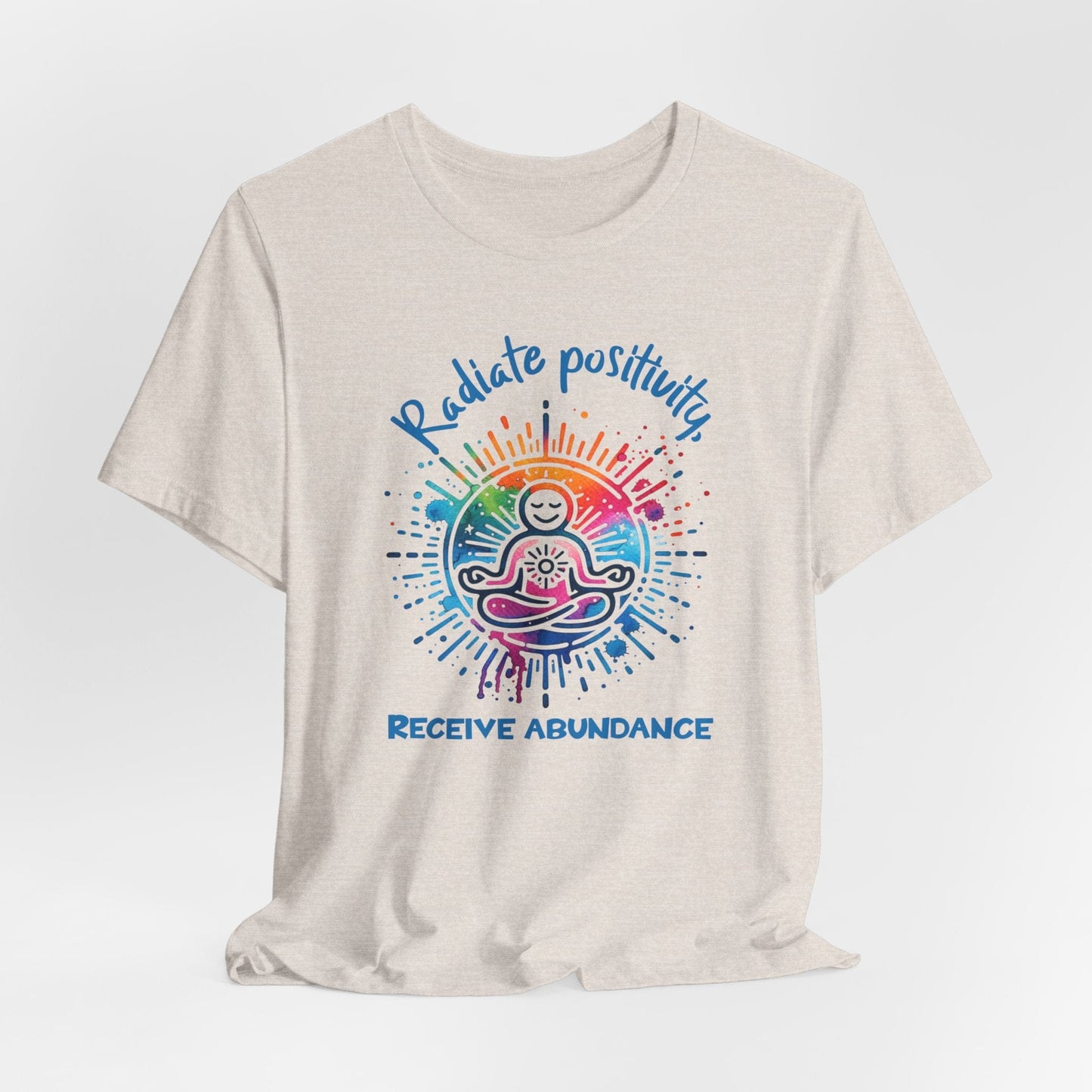 Radiate Positivity Tee - Unisex Jersey Short Sleeve Tee for Abundance Lovers