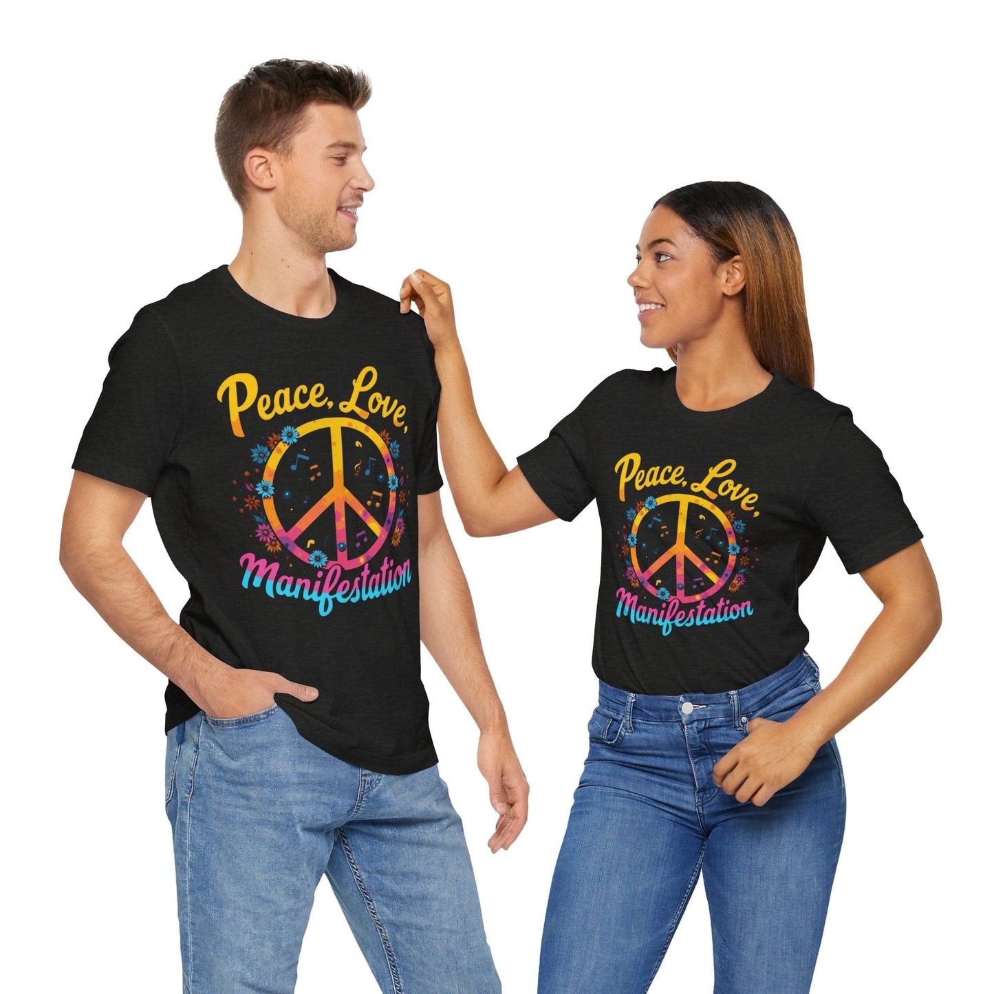 Peace Love Manifestation Unisex Jersey T-Shirt