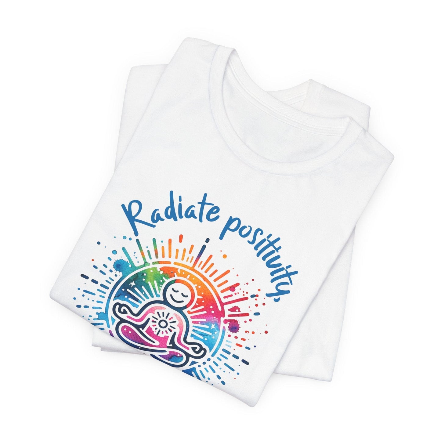 Radiate Positivity Tee - Unisex Jersey Short Sleeve Tee for Abundance Lovers