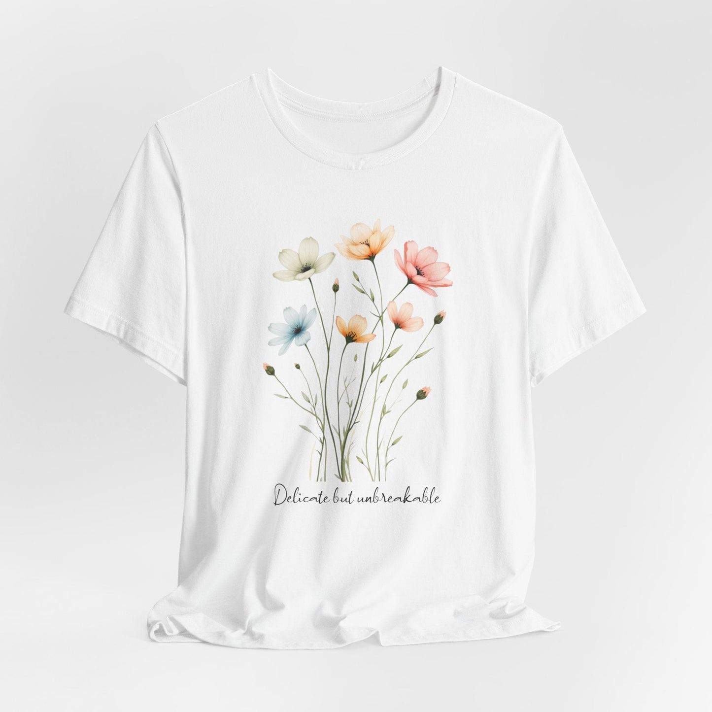 Floral Tee | Delicate but Unbreakable Design