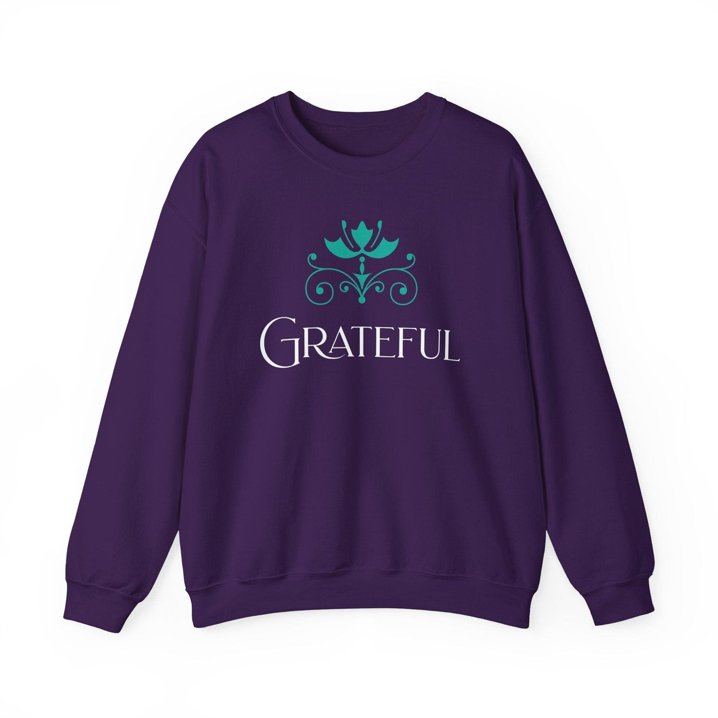 Lotus Crown Relaxed Crewneck Sweatshirt for Comfort and Style