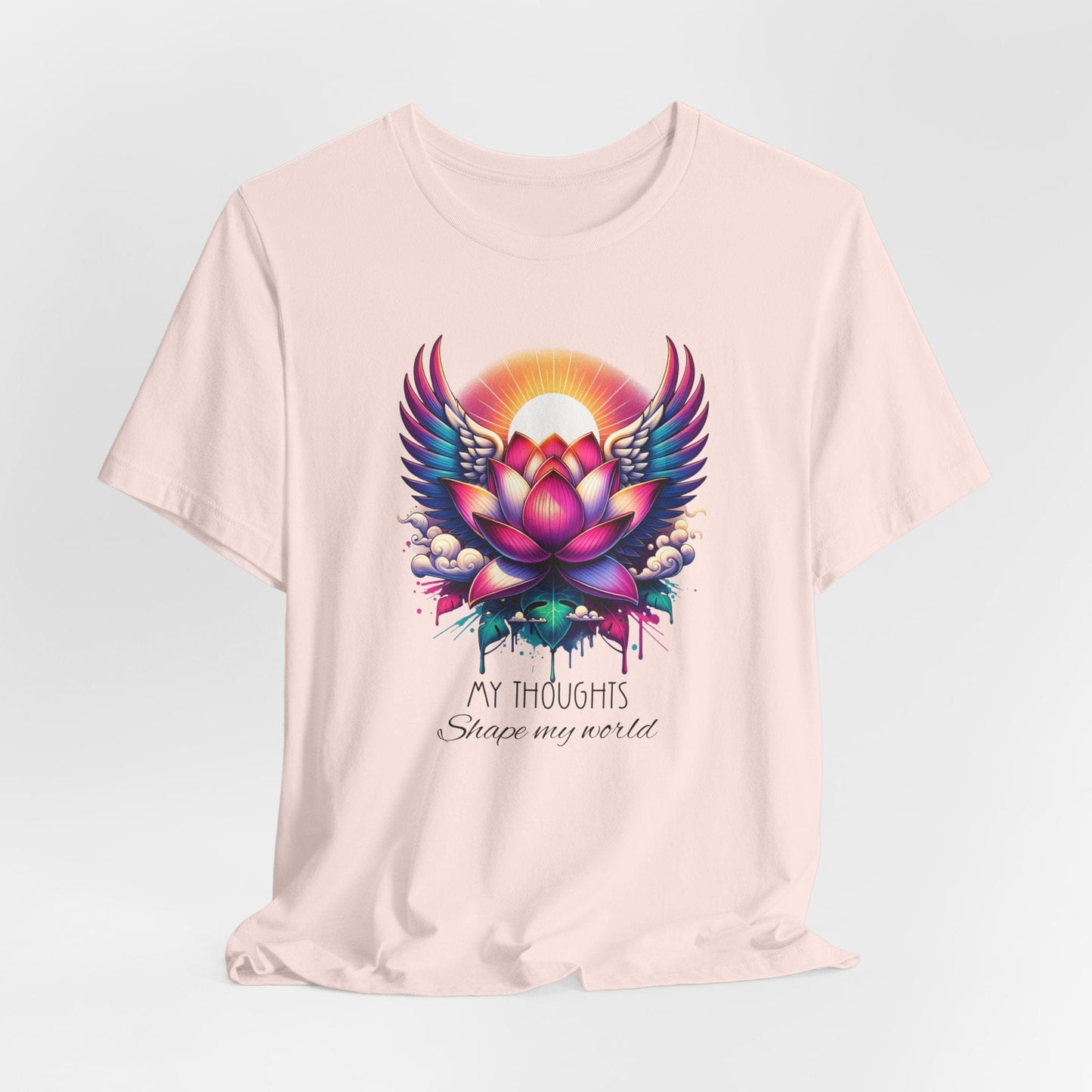 Inspirational Lotus Flower Unisex Jersey Tee | Peace & Comfort