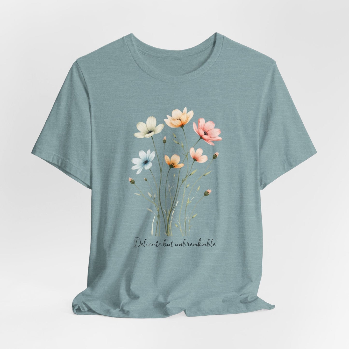 Floral Tee | Delicate but Unbreakable Design