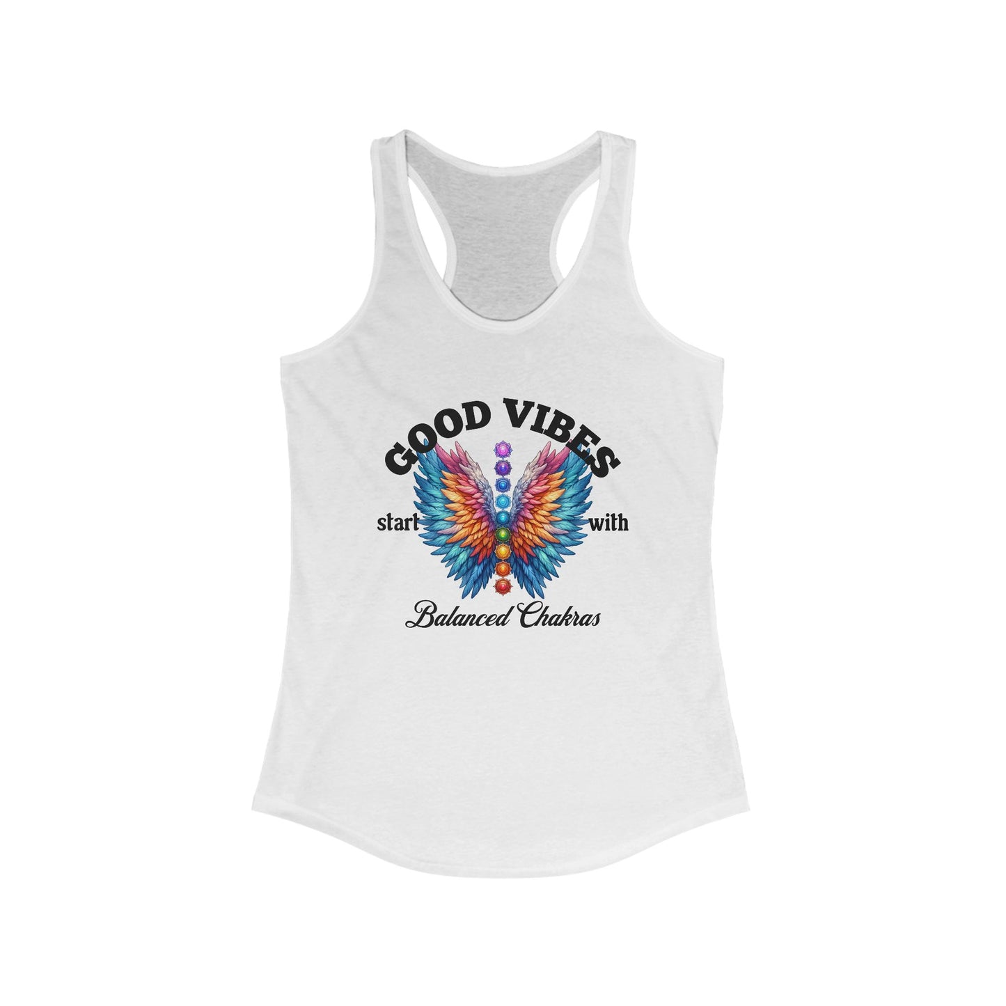 Racerback Tank - Good Vibes Chakra Balance