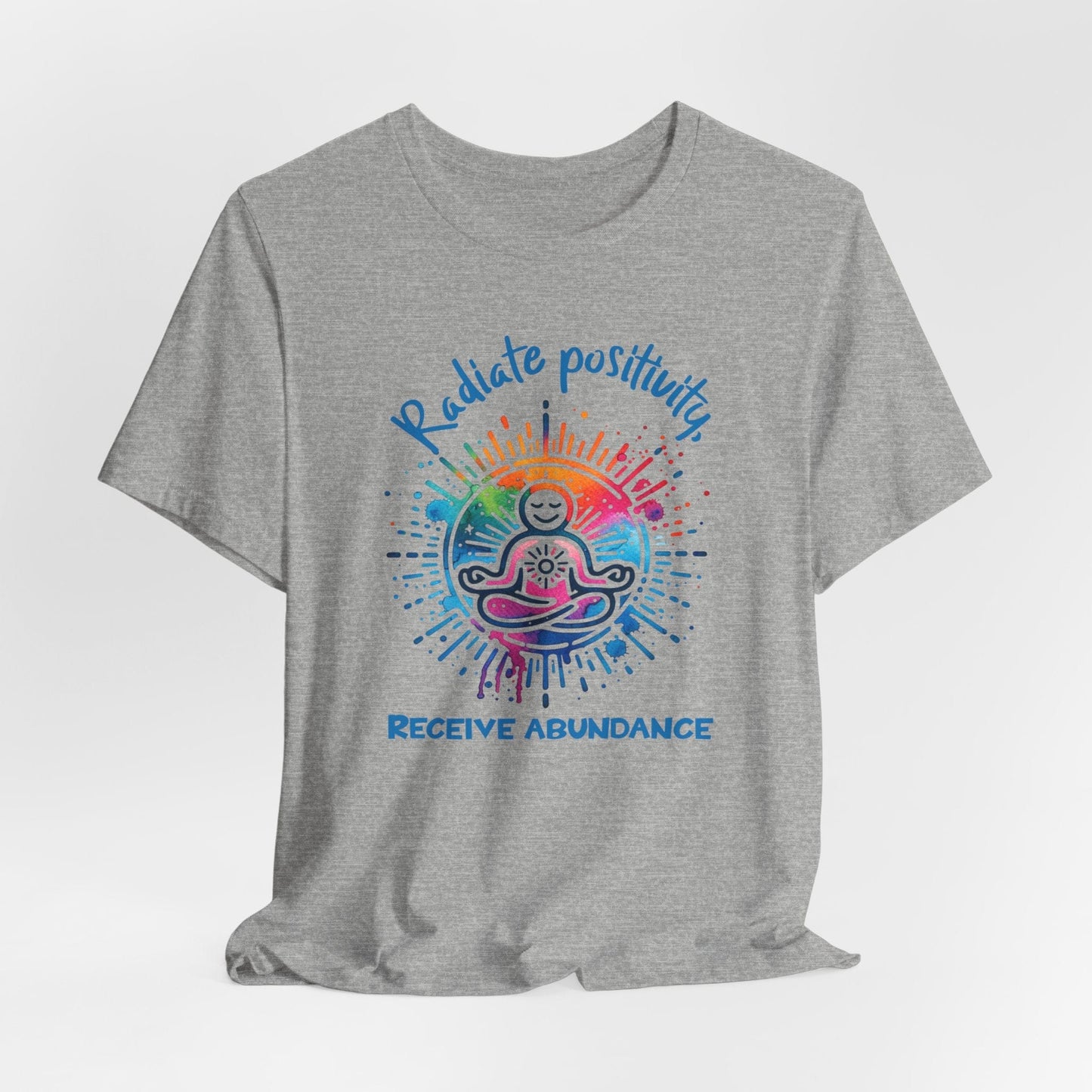 Radiate Positivity Tee - Unisex Jersey Short Sleeve Tee for Abundance Lovers