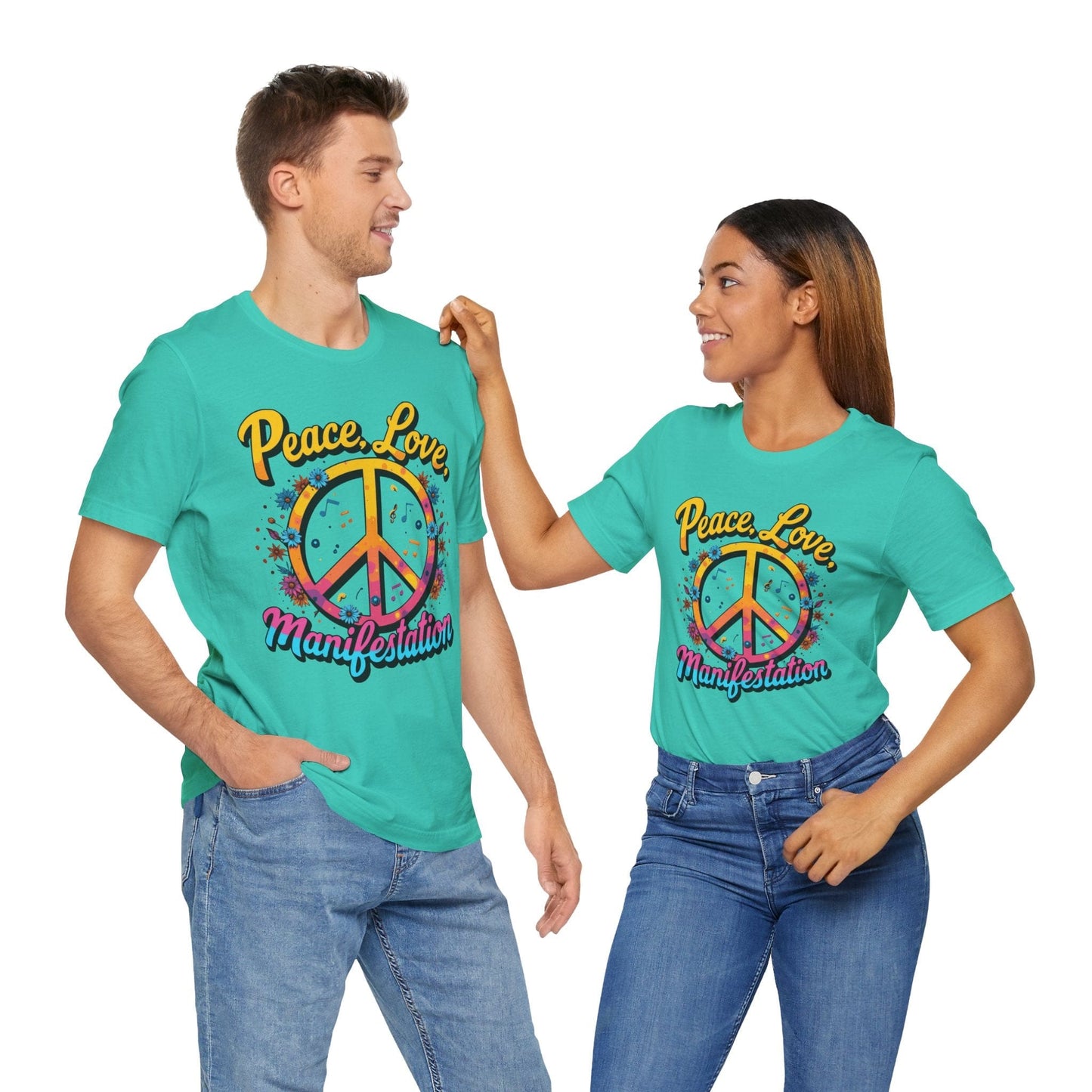 Peace Love Manifestation Unisex Jersey T-Shirt