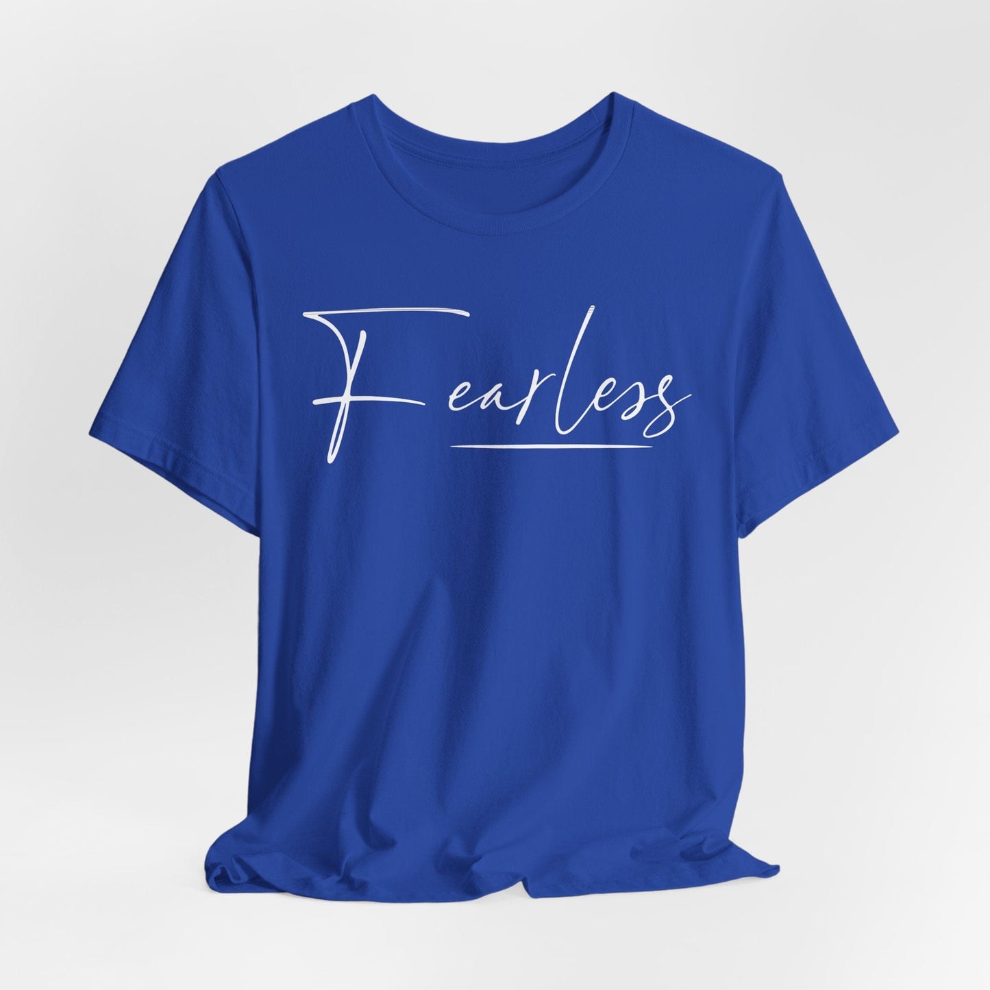 "Fearless" Short Sleeve T-Shirt - Empowering Shirt for Confident Living