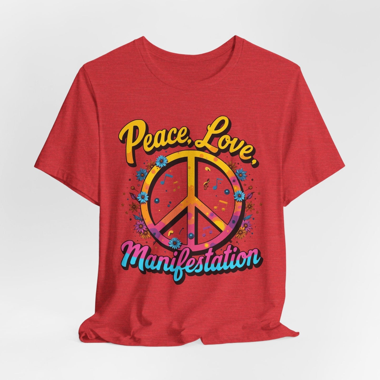 Peace Love Manifestation Unisex Jersey T-Shirt