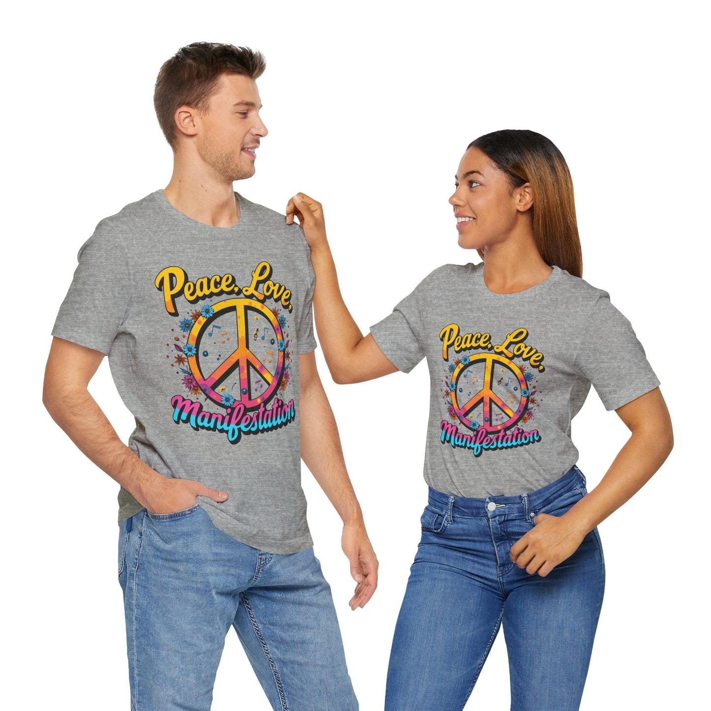 Peace Love Manifestation Unisex Jersey T-Shirt