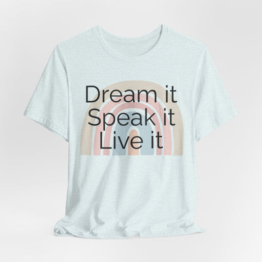 Inspiring Unisex Jersey Tee | Uplifting & Comfortable