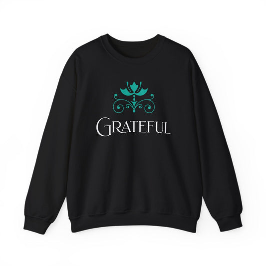 Lotus Crown Relaxed Crewneck Sweatshirt | Comfort & Style