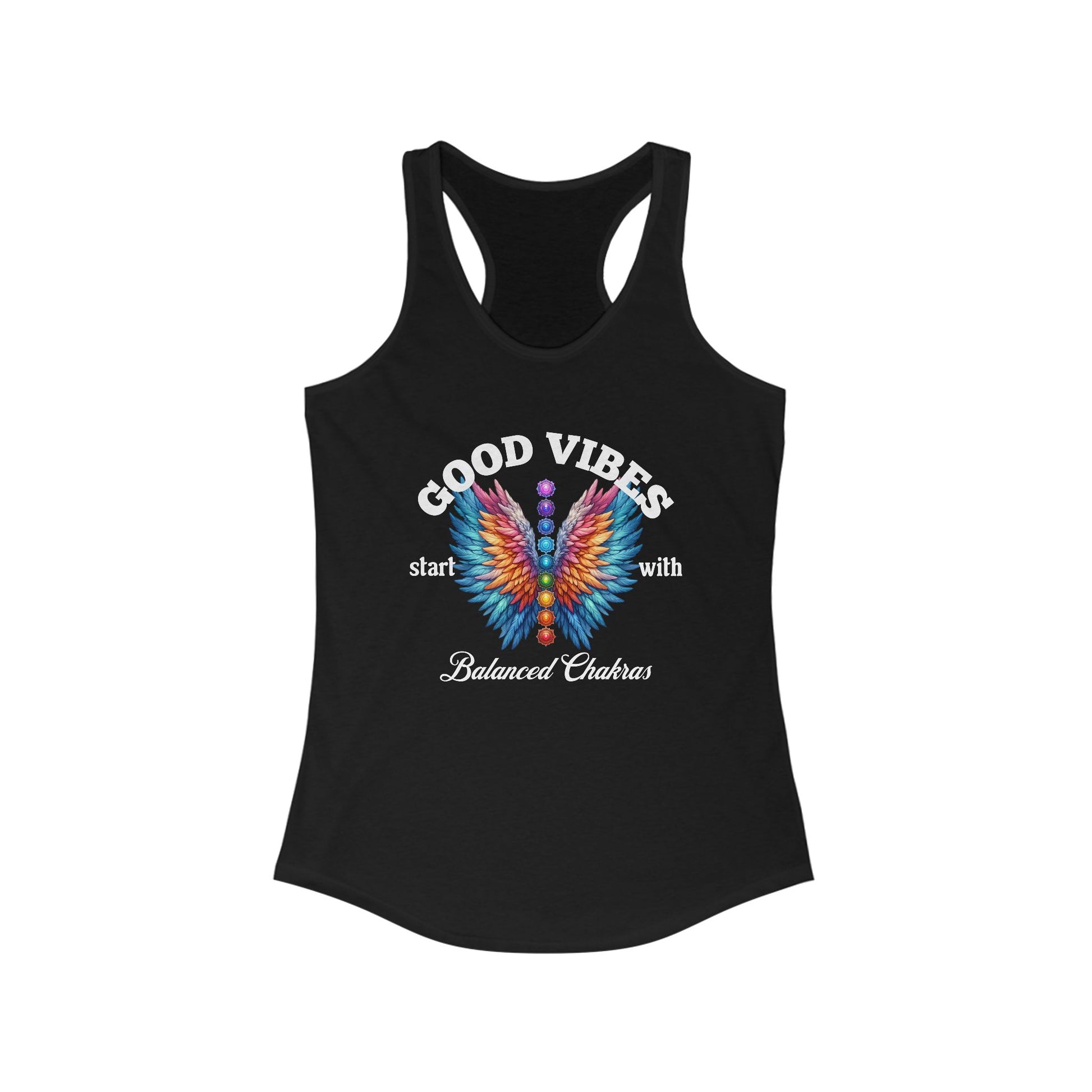 Good Vibes Chakra Balance Racerback Tank | Comfort & Energy