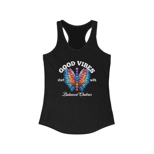Good Vibes Chakra Balance Racerback Tank | Comfort & Energy