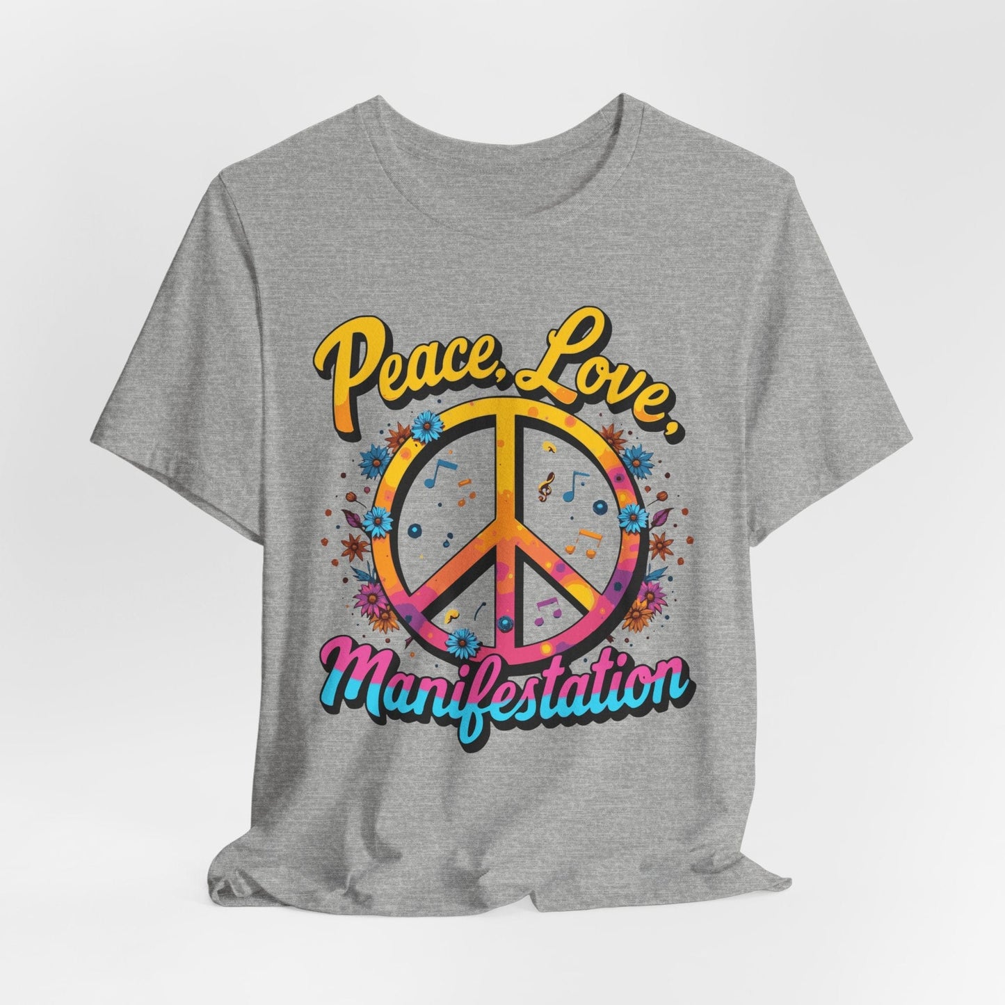 Peace Love Manifestation Unisex Jersey T-Shirt