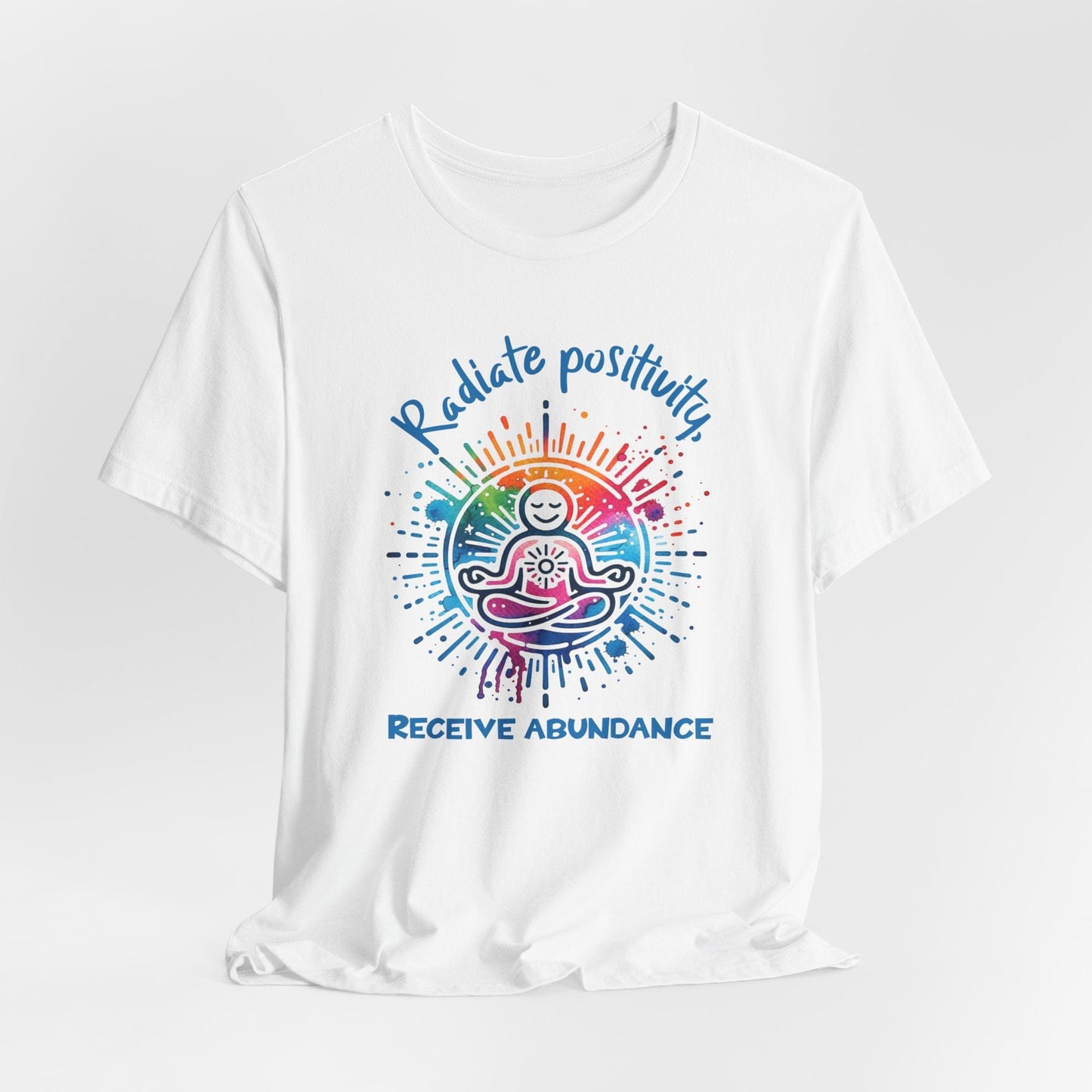Radiate Positivity Tee - Unisex Jersey Short Sleeve Tee for Abundance Lovers