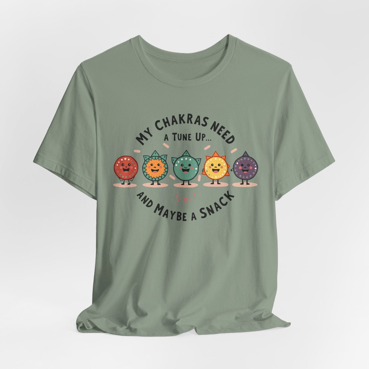 Funny Chakra Tune-Up Unisex Tee for Wellness Lovers