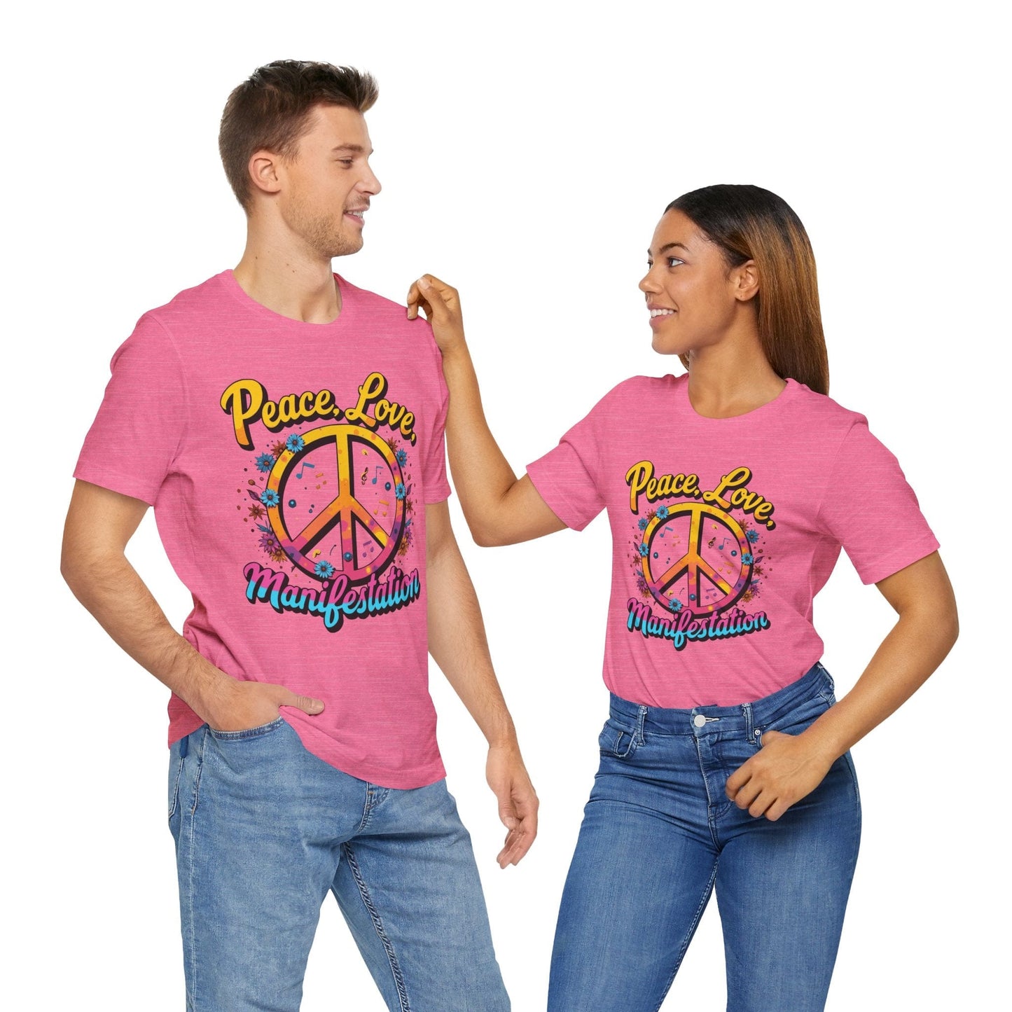 Peace Love Manifestation Unisex Jersey T-Shirt