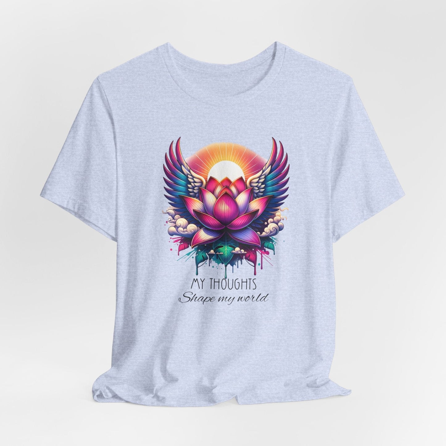 Inspirational Lotus Flower Unisex Jersey Tee